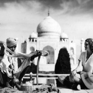 Aloha Wanderwell at Taj Mahal