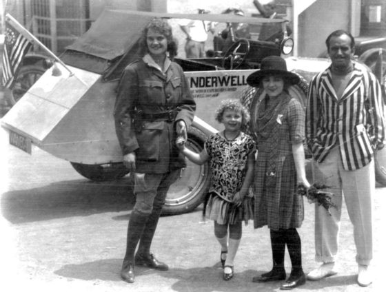 Aloha Wanderwell, Mary Pickford & Douglas Fairbanks